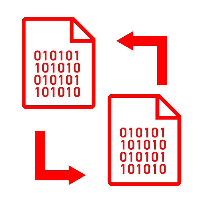 転送データの無意味化